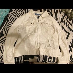 Tommy Hilfiger oversized white denim jacket